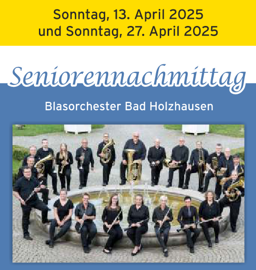 Seniorennachmittag mit dem Blasorchester Bad Holzhausen